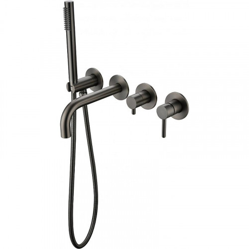 Смеситель для ванны Grocenberg GB5070BG Графит