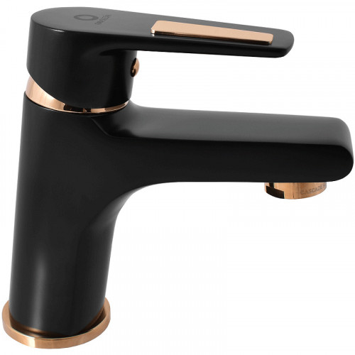 Смеситель для раковины Rav Slezak Colorado CO326.5CMATZ Черный матовый Золото латунь