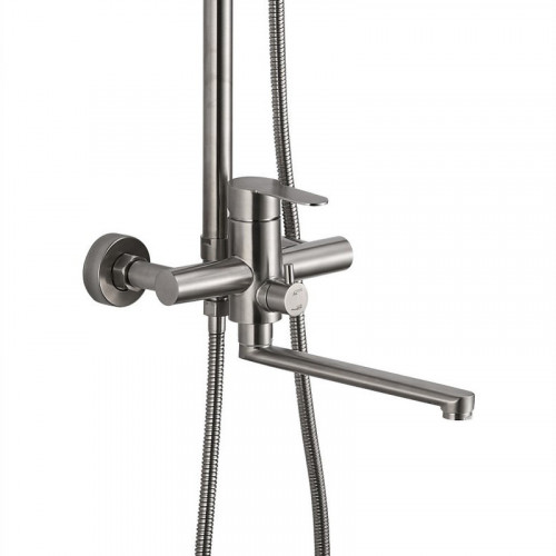 Душевая система Haiba HB24801 Нержавеющая сталь нержавеющая сталь на стену