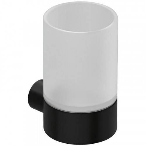 Стакан для зубных щеток Kludi Vela R 5897539 Черный матовый