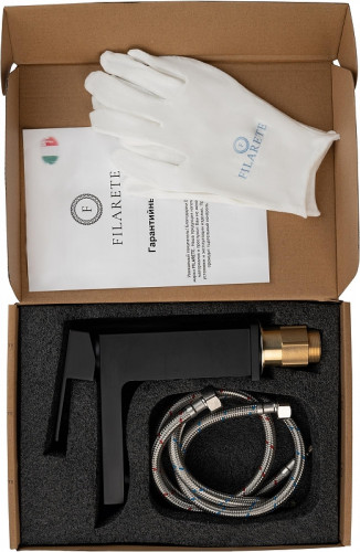 Смеситель для раковины FILARETE Fing FL5040BL цвет Черный матовый