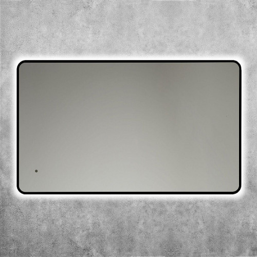 Зеркало Art&amp;Max Siena S 60 AM-SieS-600-1000-DS-F с подсветкой цвет Черный с бесконтактным выключателем
