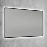 Зеркало Art&Max Siena S 60 AM-SieS-600-1000-DS-F с подсветкой цвет Черный с бесконтактным выключателем
