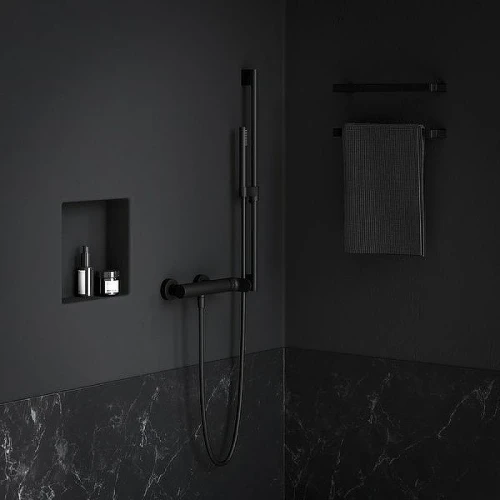 Смеситель для душа Ravak Eleganta EL 032.20BLM X070294 Черный матовый
