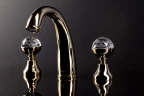 Смеситель для раковины Boheme Imperiale Presente 337 Золото латунь