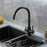 Cмеситель для кухни Ceruttispa Аниэлло (Aniello) B CT12089 12089 цвет Черный матовый