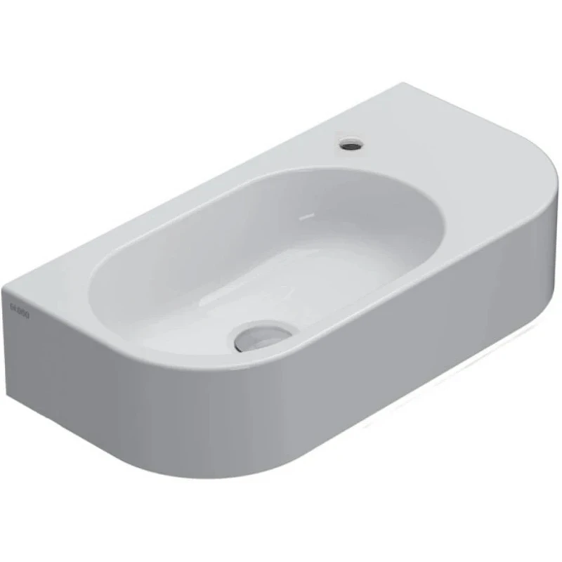 Раковина Globo Forty3 55 R SCT55.BI*1dx Белая фарфор подвесная