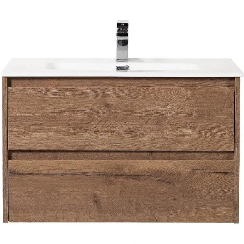 Тумба с раковиной BelBagno Kraft 70 KRAFT-700-2C-SO-RT+70 BB700ETL подвесная Rovere Tabacco