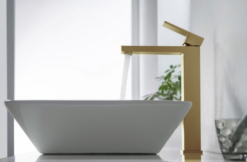 Смеситель для раковины Timo Selene 3011/17F Золото матовое