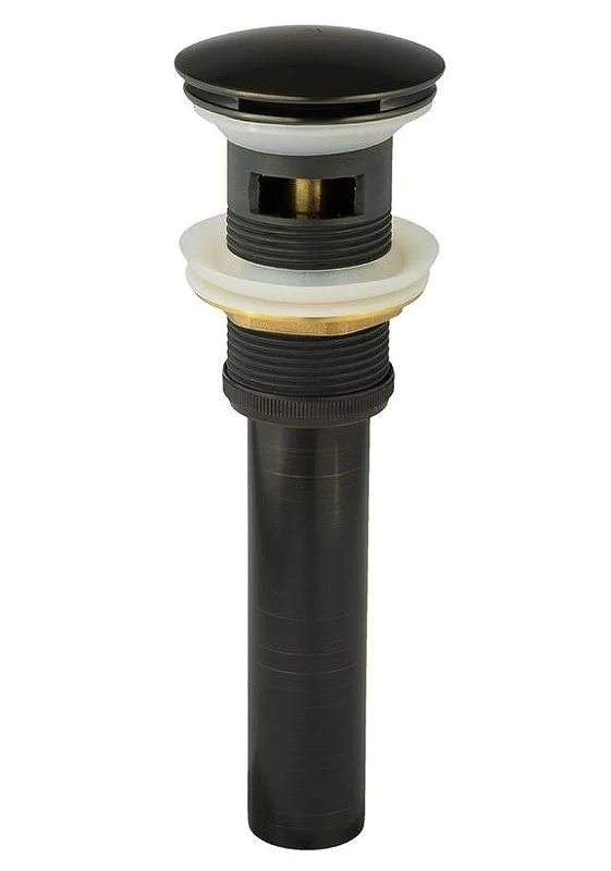 Донный клапан AltroBagno PU 070205 BrNe click-clack цвет Черная бронза