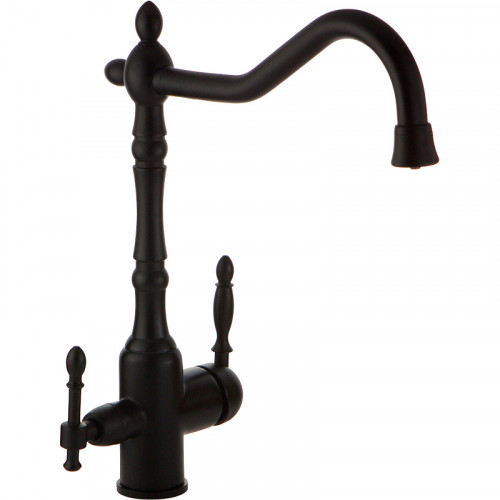 Смеситель для кухни Veragio Milano 30638 Черный матовый латунь