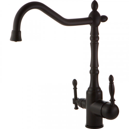 Смеситель для кухни Veragio Milano 30638 Черный матовый латунь