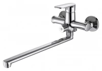 Смеситель для ванны Bravat Opal F6125183CP-02L-RUS универсальный Хром латунь на стену