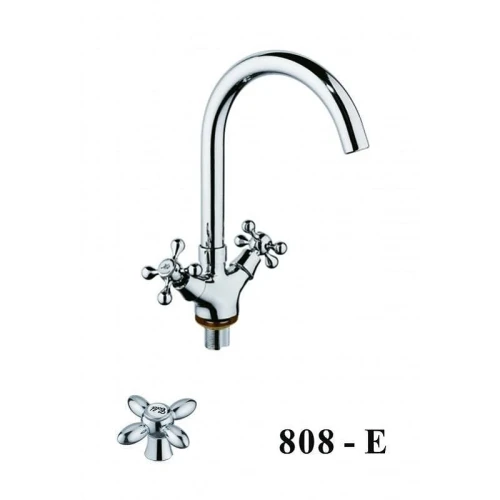 Смеситель для кухни D-Lin D153808-E цвет Хром
