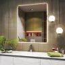 Зеркало Vigo Quadro Comfort 80 145 с подсветкой с бесконтактным выключателем и подогревом
