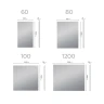 Зеркало Vigo Quadro Comfort 80 145 с подсветкой с бесконтактным выключателем и подогревом