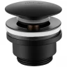 Донный клапан Abber AF0011B click-clack Черный матовый