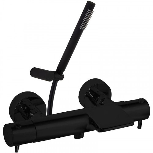 Смеситель для ванны Ramonsoler Odisea 393901DNM с термостатом Черный матовый