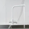 Смеситель для кухни Shevanik S328C цвет Белый