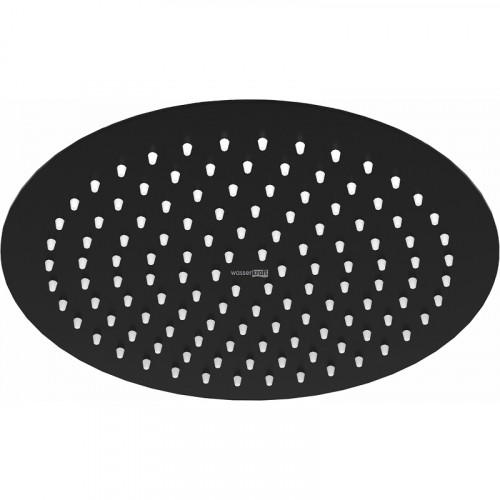 Верхний душ WasserKRAFT A258 Черный матовый нержавеющая сталь на потолок