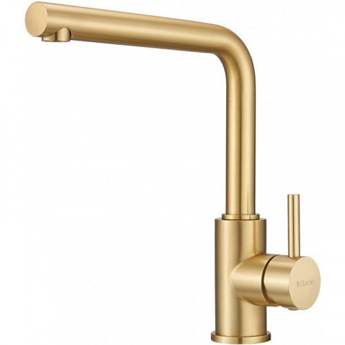 Смеситель для кухни Milacio Ultra MCU.555.GD Золото брашированное нержавеющая сталь