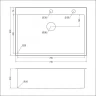 Кухонная мойка Emar PVD 74 EMB-125A PVD цвет Nano Satine