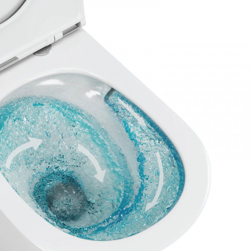 Унитаз Owl 1975 Eld Cirkel-H TOWLT190101 подвесной с сиденьем Микролифт фарфор подвесной