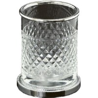 Стакан для зубных щеток Boheme Murano Cristal 10217 Хром