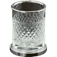 Стакан для зубных щеток Boheme Murano Cristal 10217 Хром