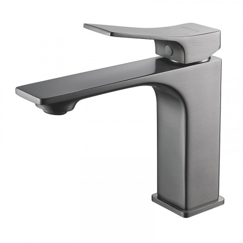 Смеситель для раковины Shevanik S6101T цвет Оружейная сталь