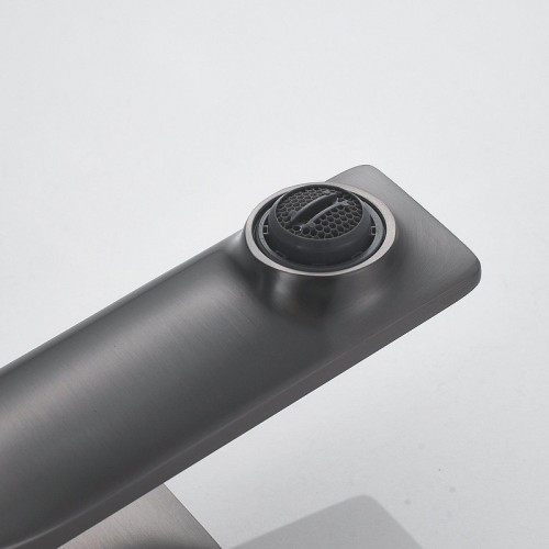 Смеситель для раковины Shevanik S6101T цвет Оружейная сталь