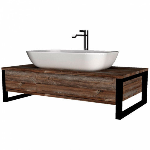 Тумба под раковину 1MarKa Grunge Loft 90П У85846 подвесная Дуб намибия МДФ / ЛДСП