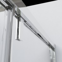Душевой уголок Vincea Lugano 130х100 VSR-1L1013CL-1 профиль Хром стекло прозрачное