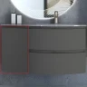 Подвесной шкаф Cezares Vague 34 L 54907 Grigio talpa opaco МДФ / ЛДСП