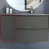 Подвесной шкаф Cezares Vague 34 L 54907 Grigio talpa opaco МДФ / ЛДСП
