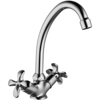 Смеситель для кухни Lemark Flora LM0104C Хром латунь