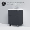 Тумба под раковину AM.PM Gem 60 M90FSX06022GM32 Графит матовый МДФ / ЛДСП
