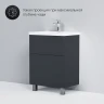 Тумба под раковину AM.PM Gem 60 M90FSX06022GM32 Графит матовый МДФ / ЛДСП