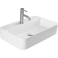 Раковина Allen Brau Liberty 2 60 4.32013.20 Белая фаянс накладная