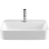 Раковина Allen Brau Liberty 2 60 4.32013.20 Белая фаянс накладная