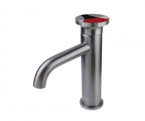 Смеситель для раковины Bronze de Luxe OMG! 9009GM-R цвет Графит матовый Красный