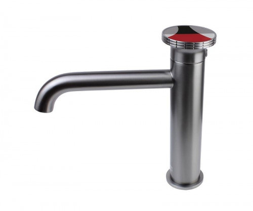 Смеситель для раковины Bronze de Luxe OMG! 9009GM-R цвет Графит матовый Красный