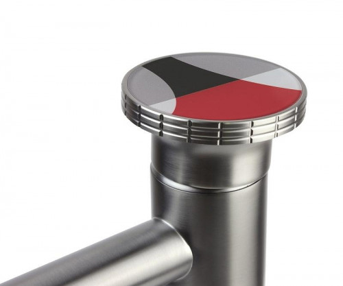 Смеситель для раковины Bronze de Luxe OMG! 9009GM-R цвет Графит матовый Красный