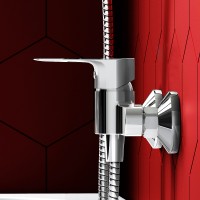 Смеситель для душа Dorff Prime D4010200 Хром латунь на стену