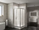 Душевой уголок BelBagno Due 80х80 DUE-A-2-80-C-Cr профиль Хром стекло прозрачное