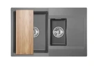 Кухонная мойка Granula Estetica 78 7808 цвет Графит