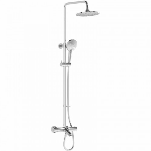 Душевая система Vitra Aquaheat Joy A47208EXP с термостатом Хром латунь на стену