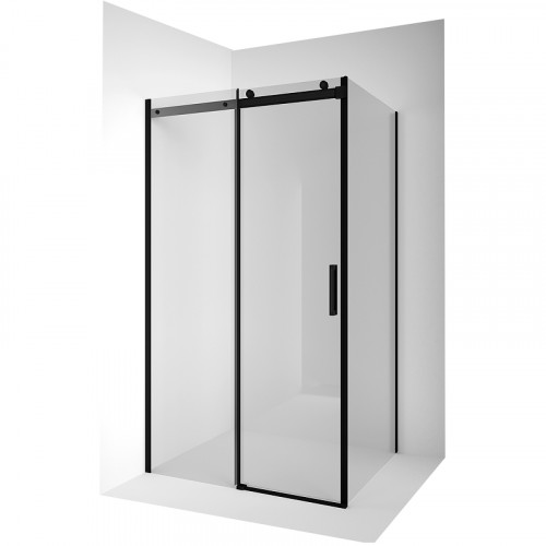 Душевой уголок Ambassador Benefit 130x110 19021202HB-110HB профиль Черный стекло прозрачное