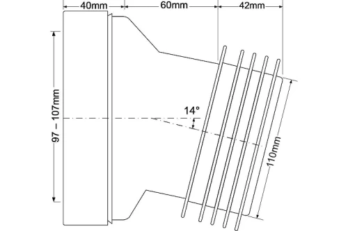 Фановая труба McAlpine MRWC10 цвет Белый