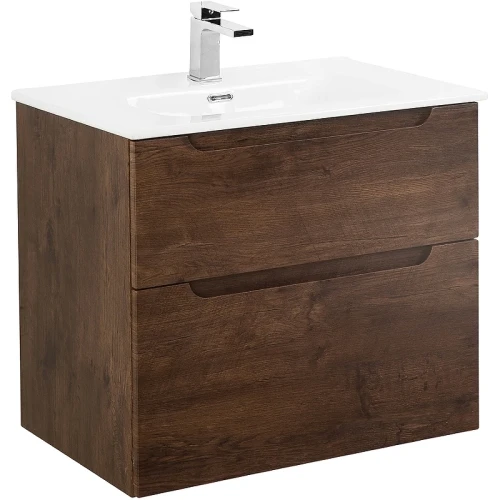 Тумба под раковину BelBagno Etna-H60 70 ETNA-H60-700-2C-SO-RW-P подвесная Rovere Moro МДФ / ЛДСП